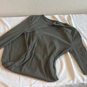 Wild Fable Olive Long Sleeve Dress